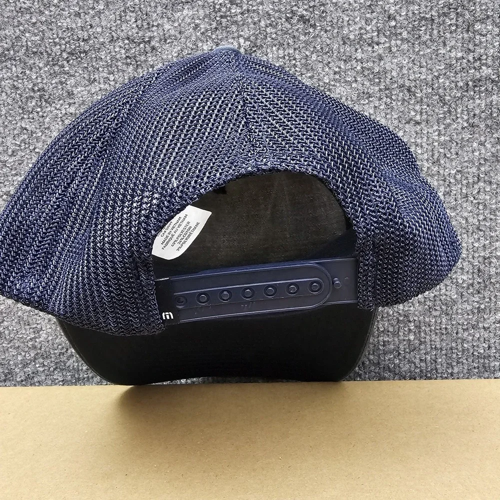 Travis Mathew Golf Hat Hoover Trucker Navy Snap Back Adjustable